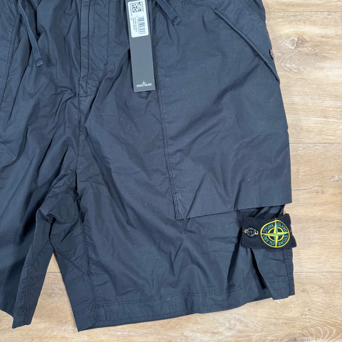 Stone Island Stretch Tela Bermuda Shorts in Navy