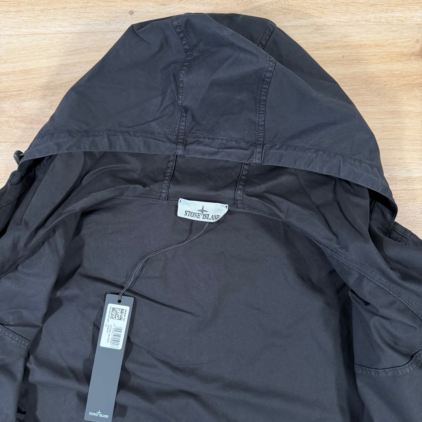 Stone Island Supima Cotton Twill Stretch-TC Jacket in Black