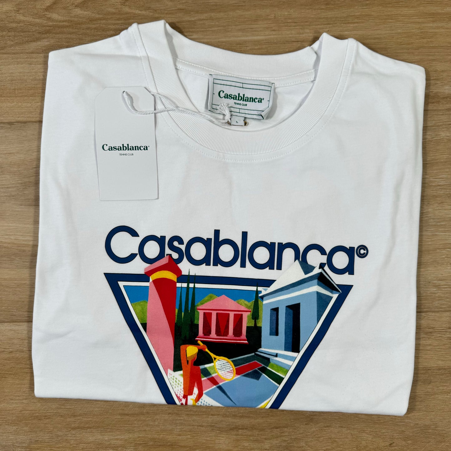 Casablanca La Joueuse T-Shirt in White
