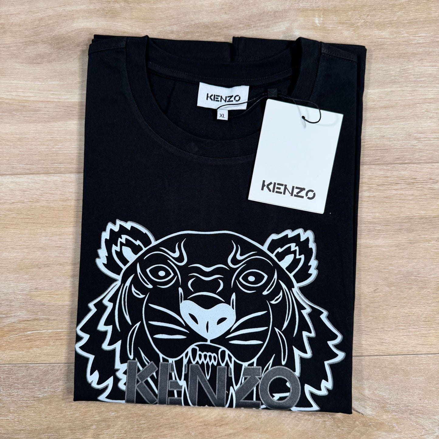 Kenzo Tiger Print T-Shirt in Black