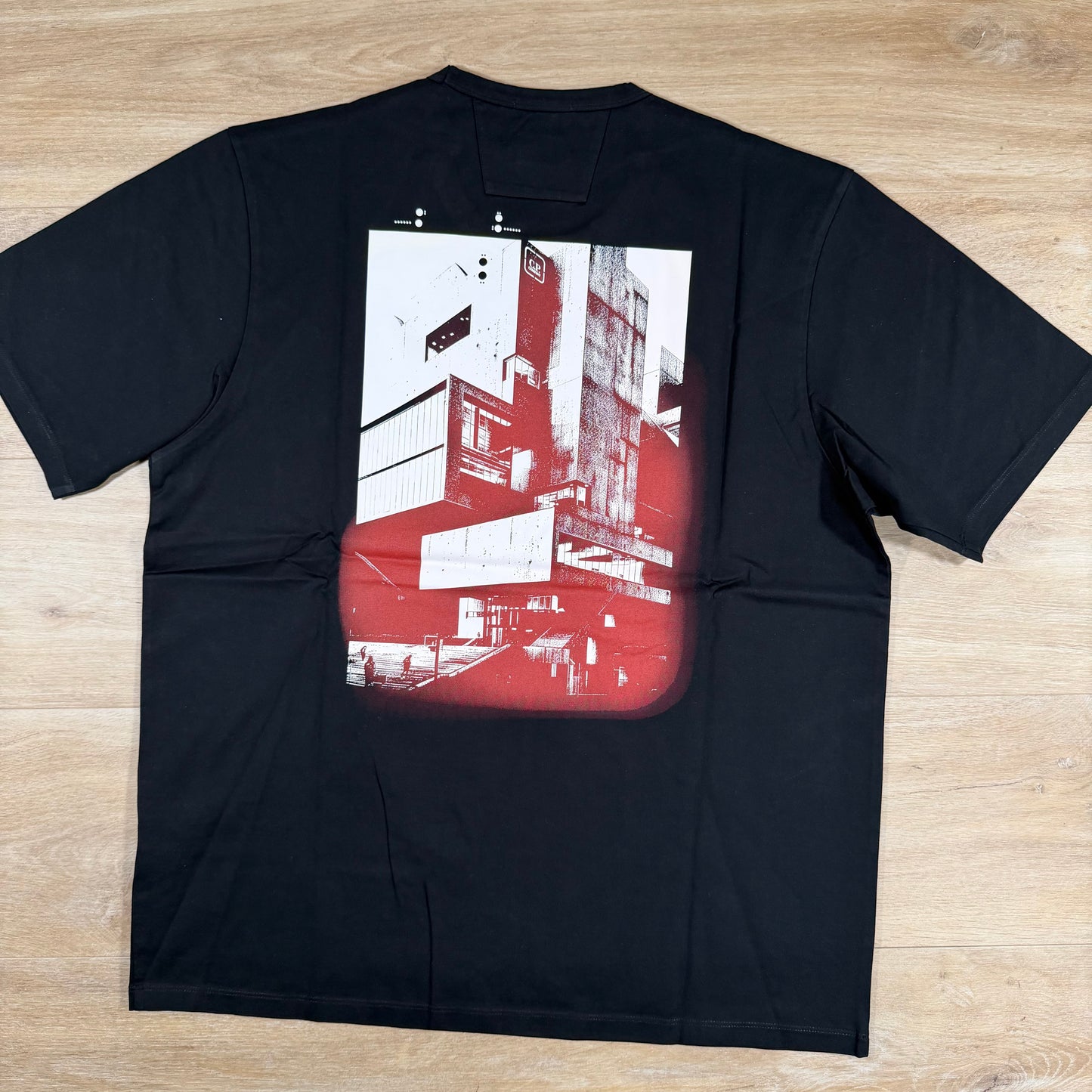 C.P. Company Metropolis Series Mercerized Jersey Graphic T-Shirt in Black
