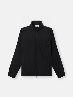 Stone Island Ultralight Nylon Stretch-TC Overshirt in Black