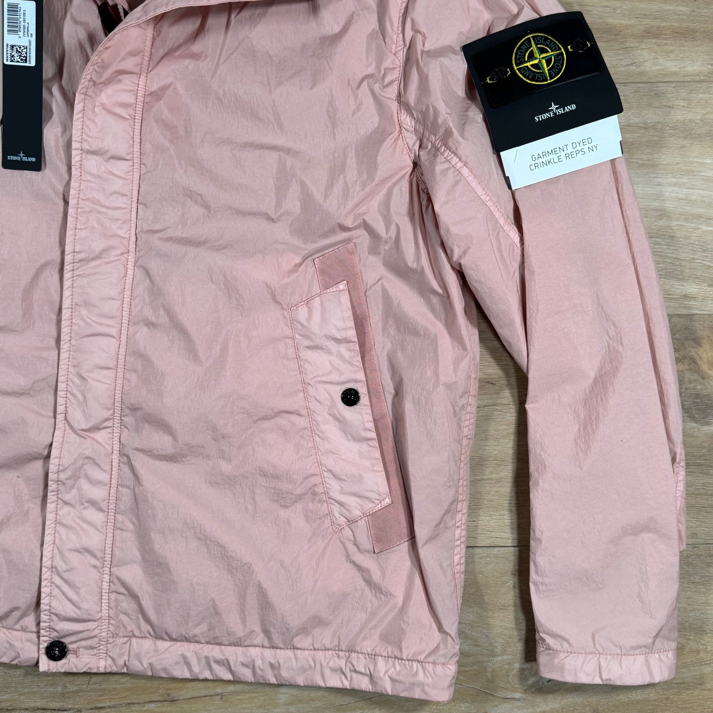 Stone Island Crinkle Reps R-NY Jacket in Antique Rose