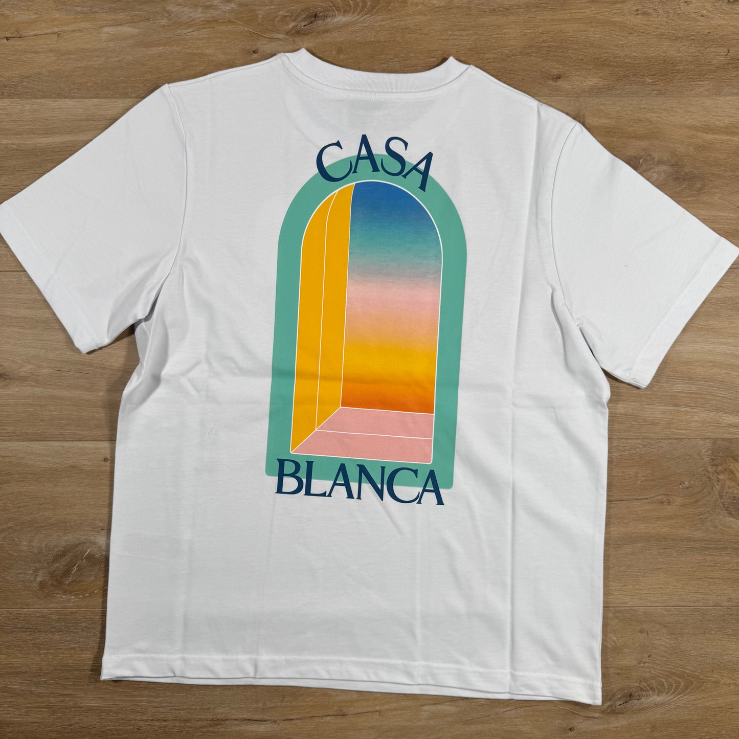 Casablanca L'Arc Colore T-Shirt in White
