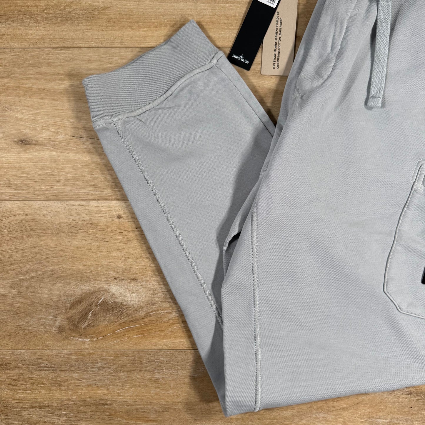 Stone Island Slim Fit Sweatpants in Pearl Grey