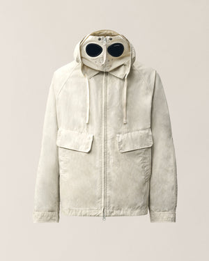 C.P. Company Twill Mixed Explorer Jacket in Silver Birch
