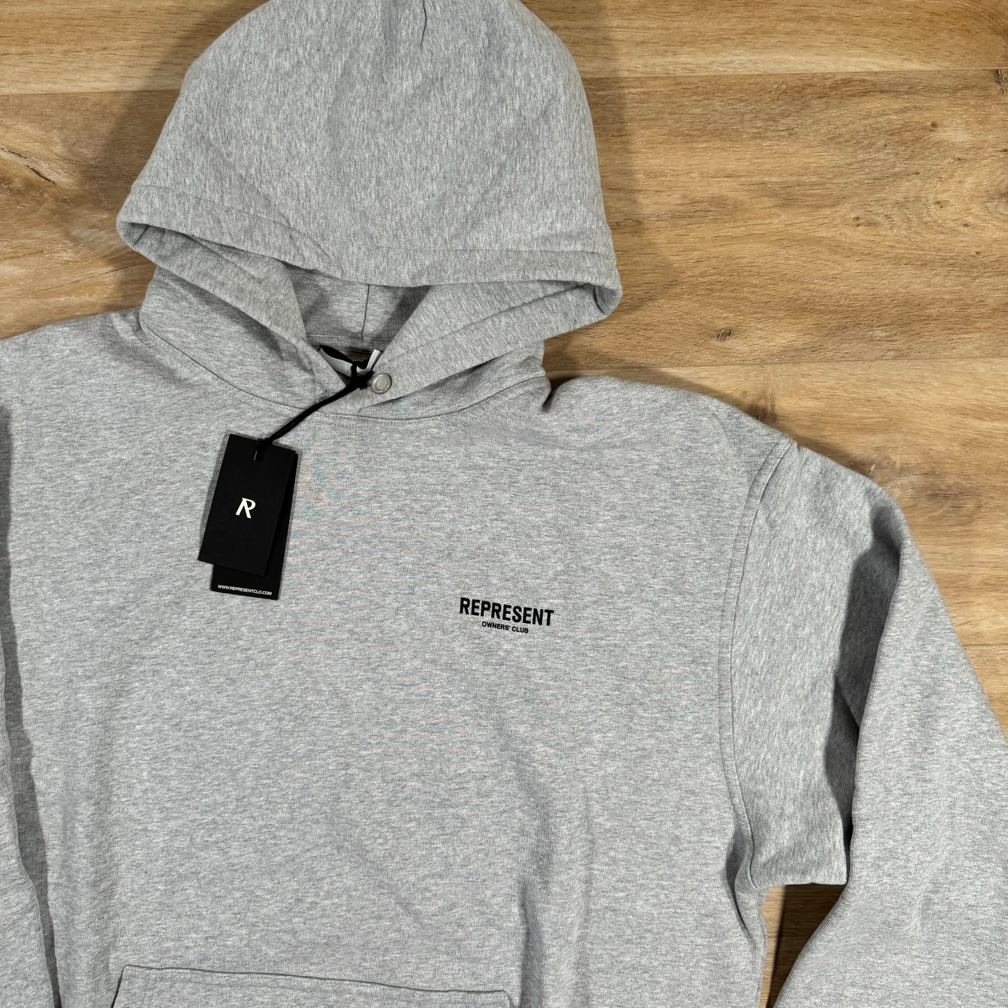 Represent Owners Club Hoodie in Ash Grey