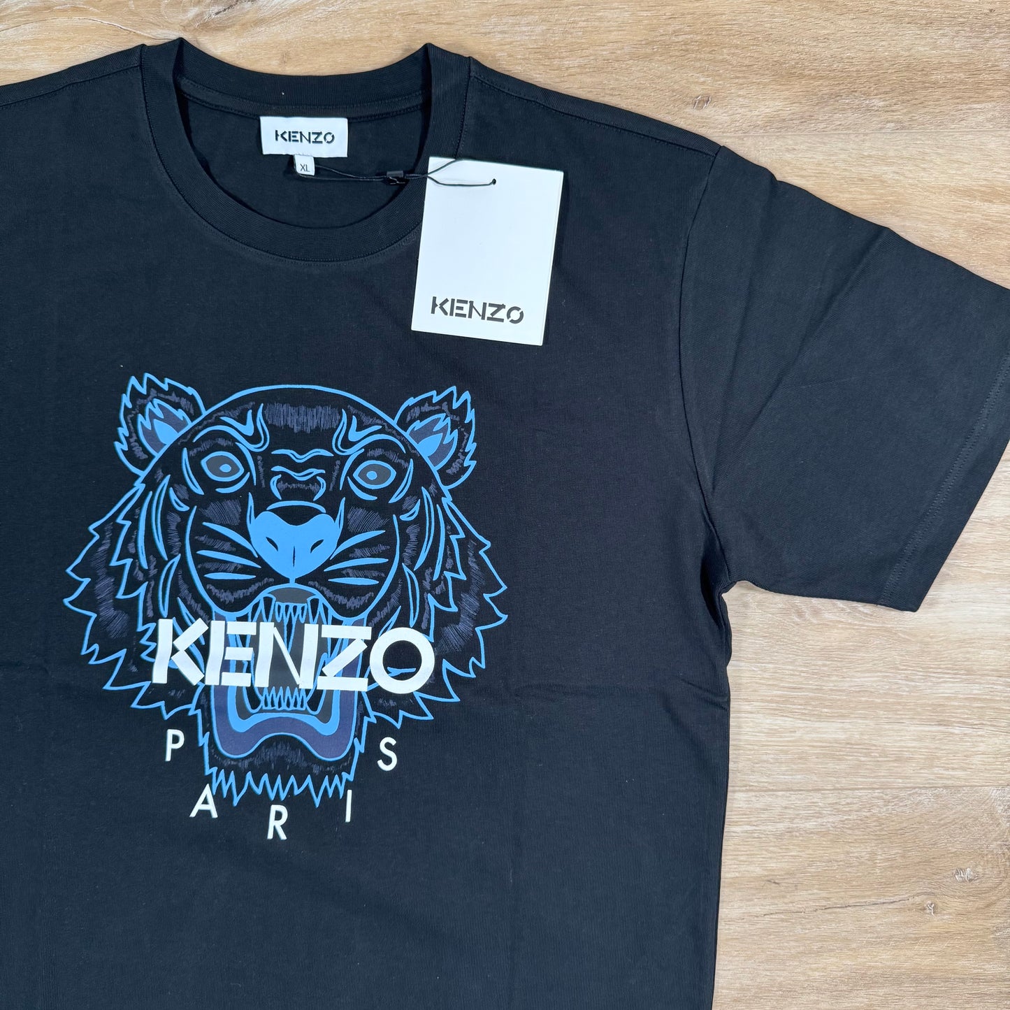 Kenzo Tiger Print T-Shirt in Black