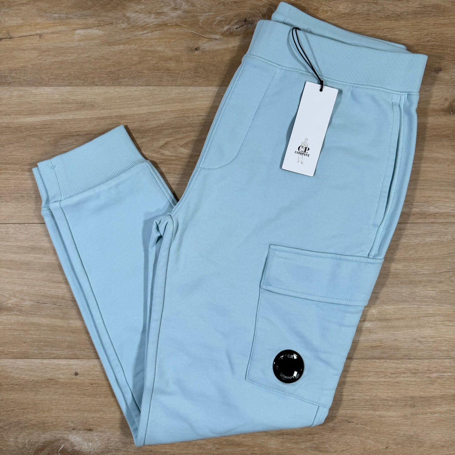 C.P. Company Diagonal Raised Sweatpants in Starlight Blue