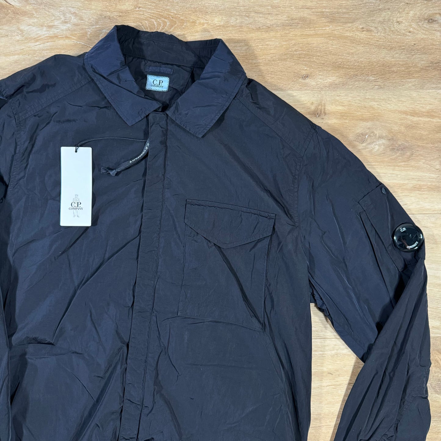 C.P. Company Chrome-R Lens Overshirt in Navy