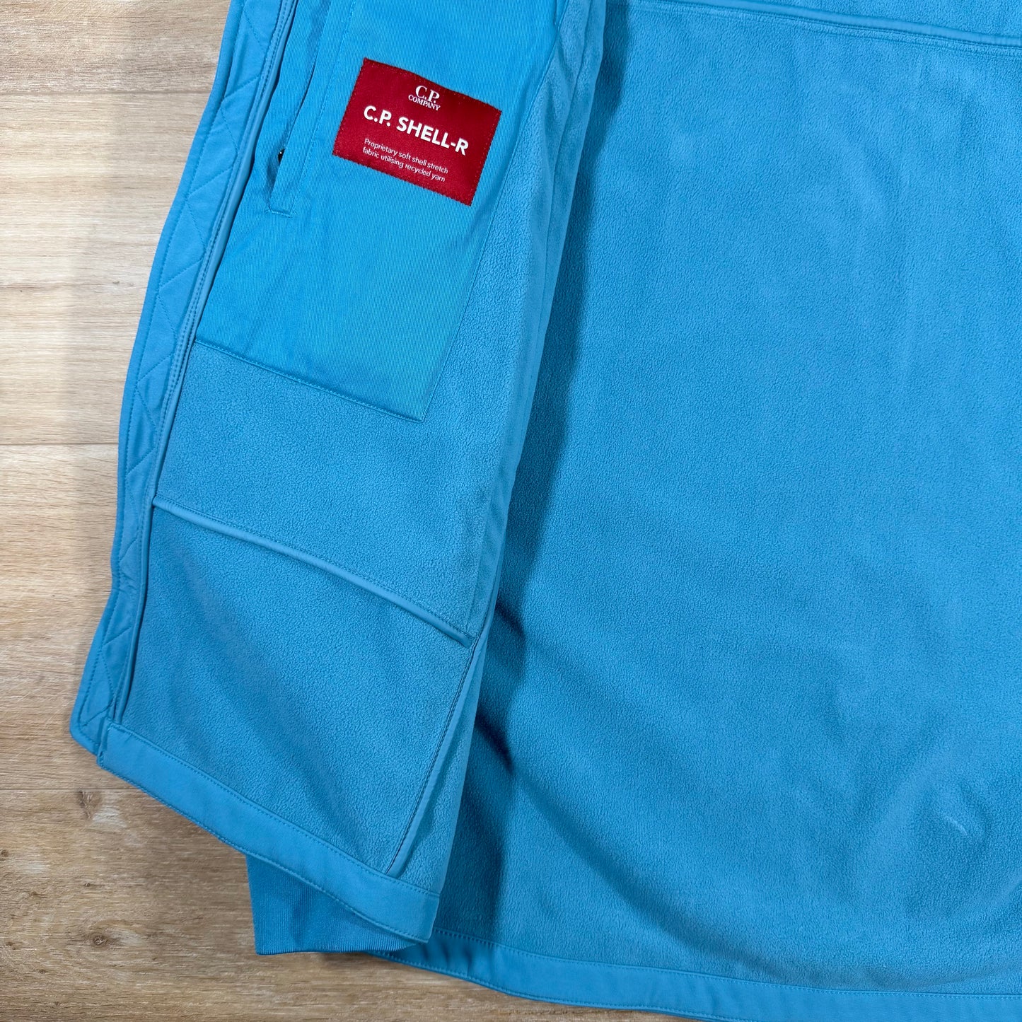 C.P. Company Shell-R Goggle Jacket in Aegean Blue