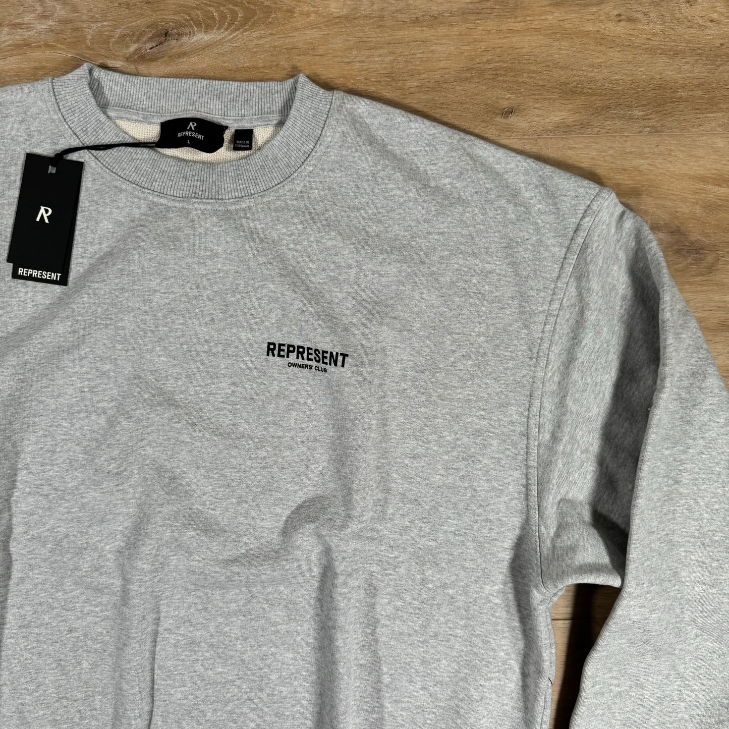 Represent Owners Club Sweatshirt in Ash Grey