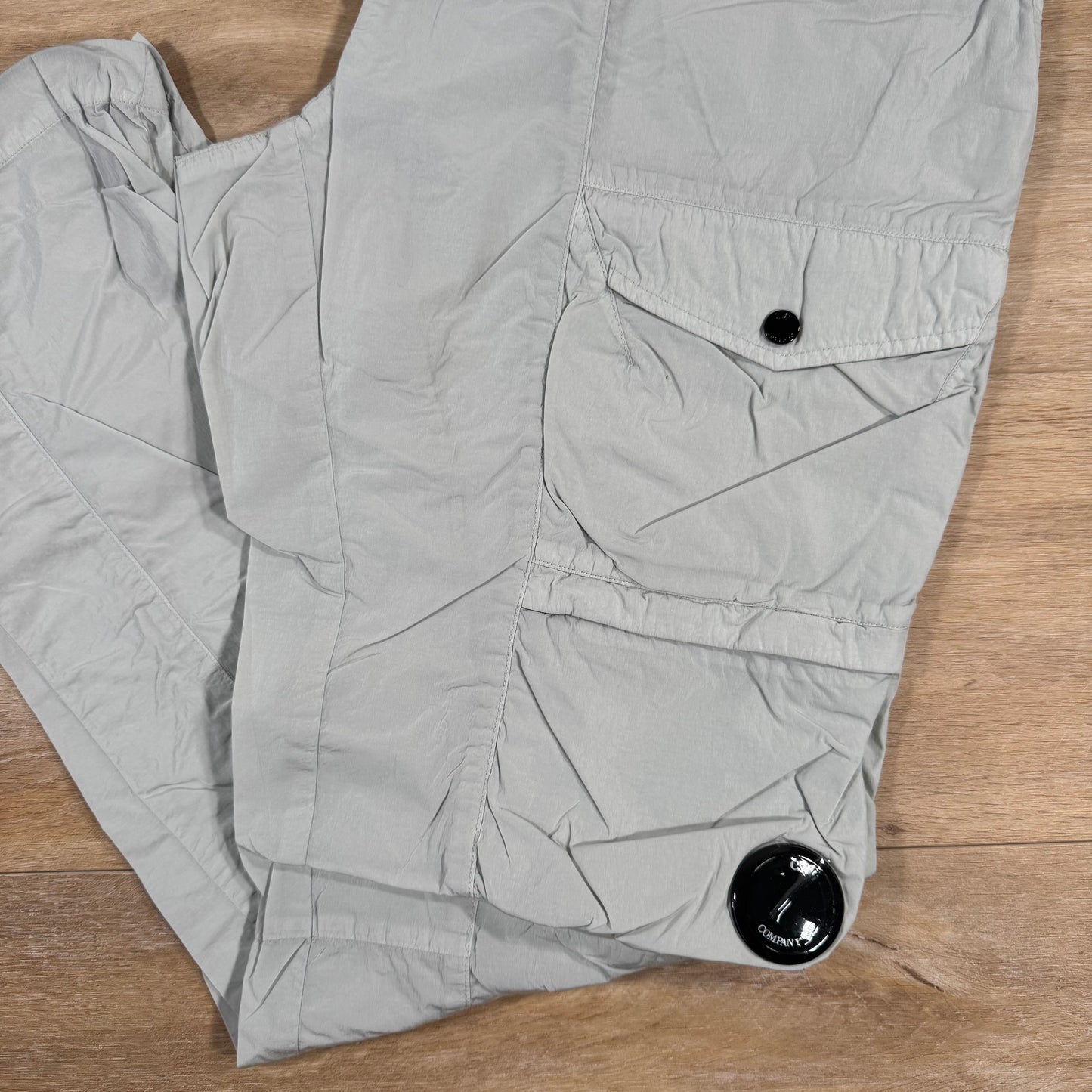 C.P. Company Chrome-R Cargo Lens Pants in Blue Fox - Grey
