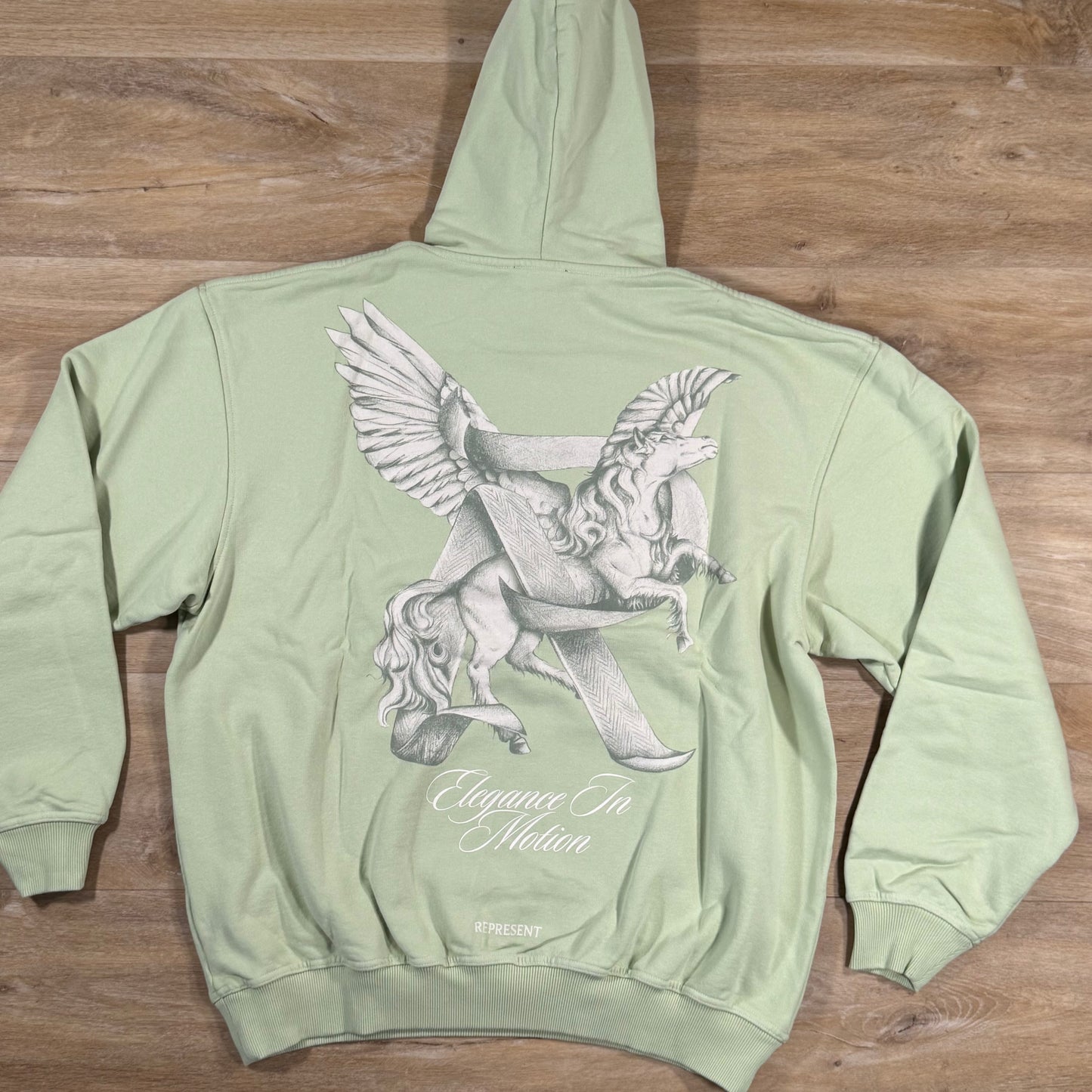 Represent Elegance In Motion Hoodie in Matcha