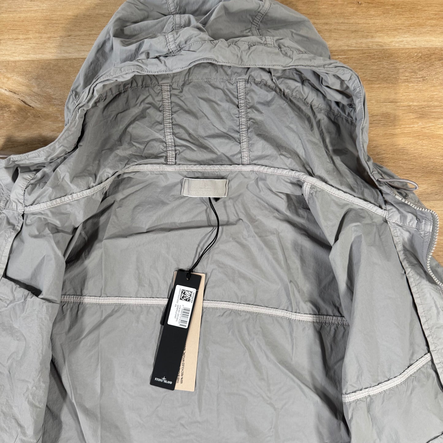 Stone Island Nylon Smerigliato Ghost Jacket in Dust Grey
