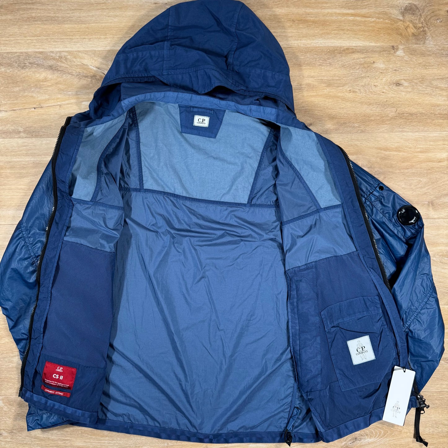 C.P. Company CS II Mixed Lens Jacket in Oceana - Blue