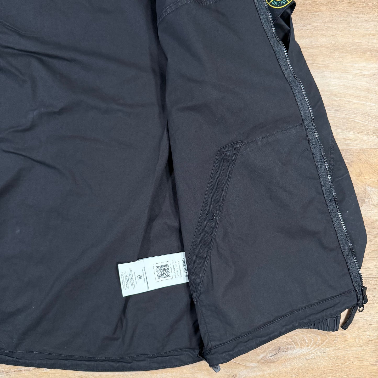 Stone Island Supima Cotton Twill Stretch-TC Jacket in Black