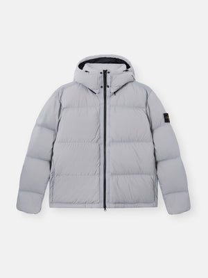 Stone Island Matt Ripstop Cordura Advanced Fabrics Down Jacket in Ash Grey