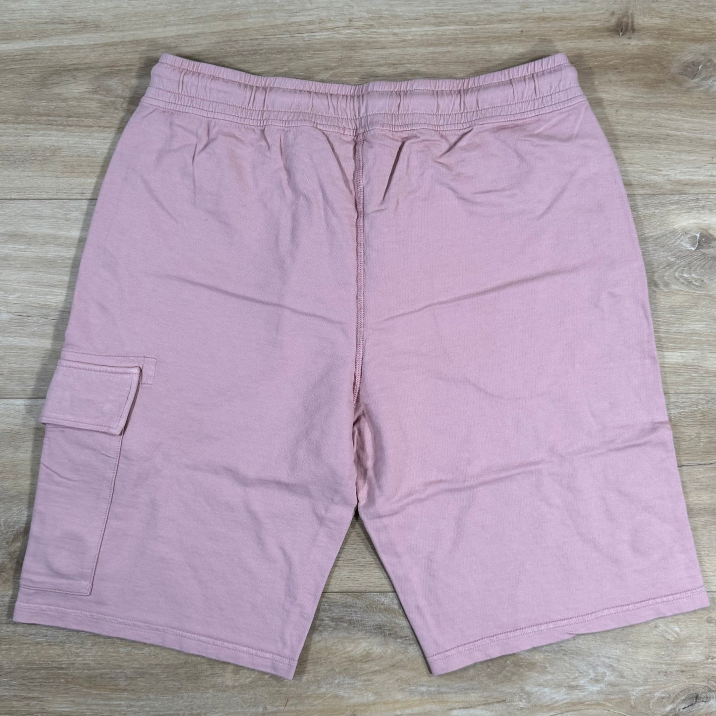C.P. Company Light Fleece Cargo Lens Shorts in Misty Rose - Pink