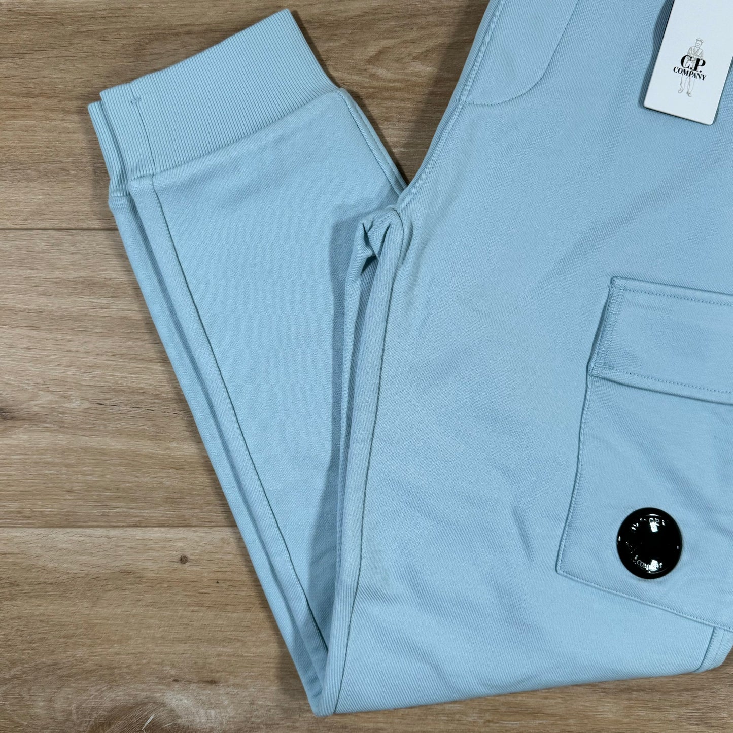 C.P. Company Diagonal Raised Sweatpants in Starlight Blue