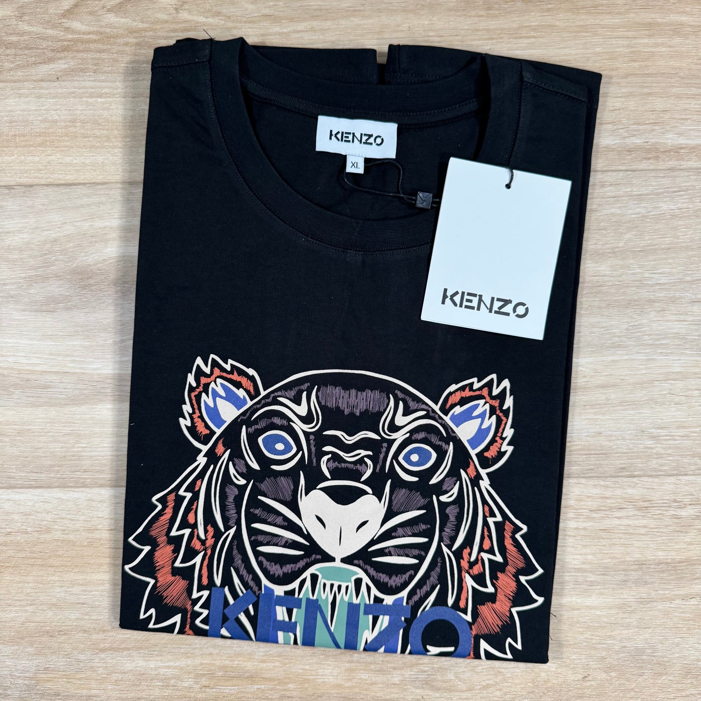Kenzo Tiger Print T-Shirt in Black
