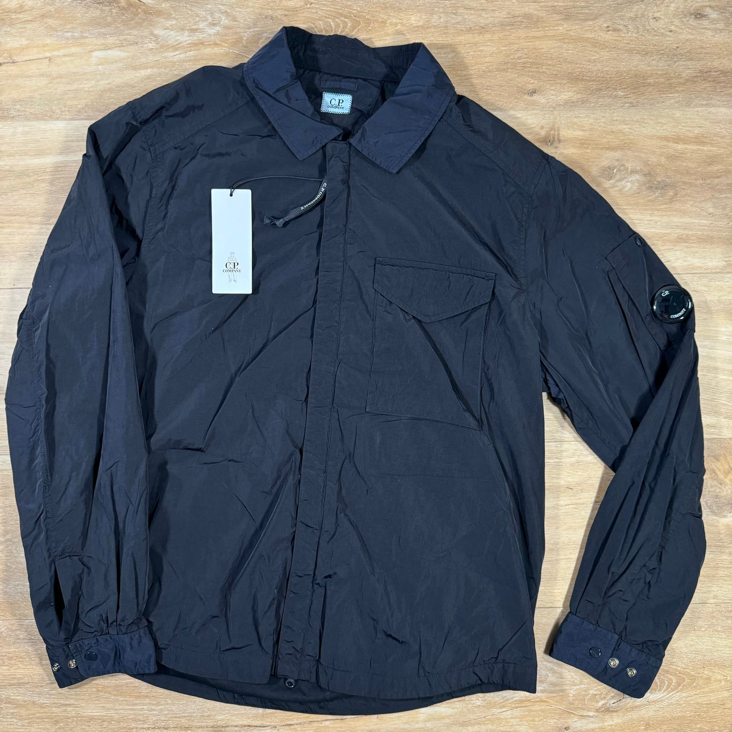 C.P. Company Chrome-R Lens Overshirt in Navy
