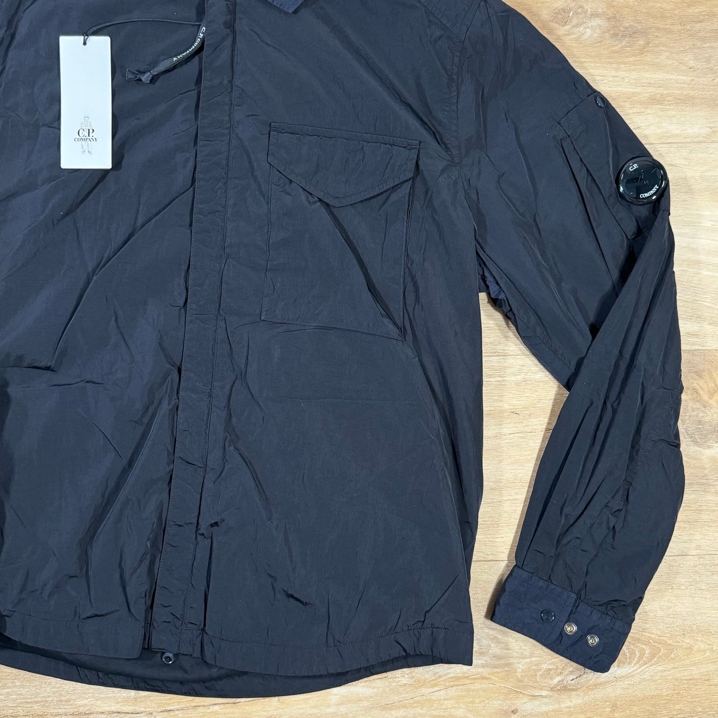 C.P. Company Chrome-R Lens Overshirt in Navy