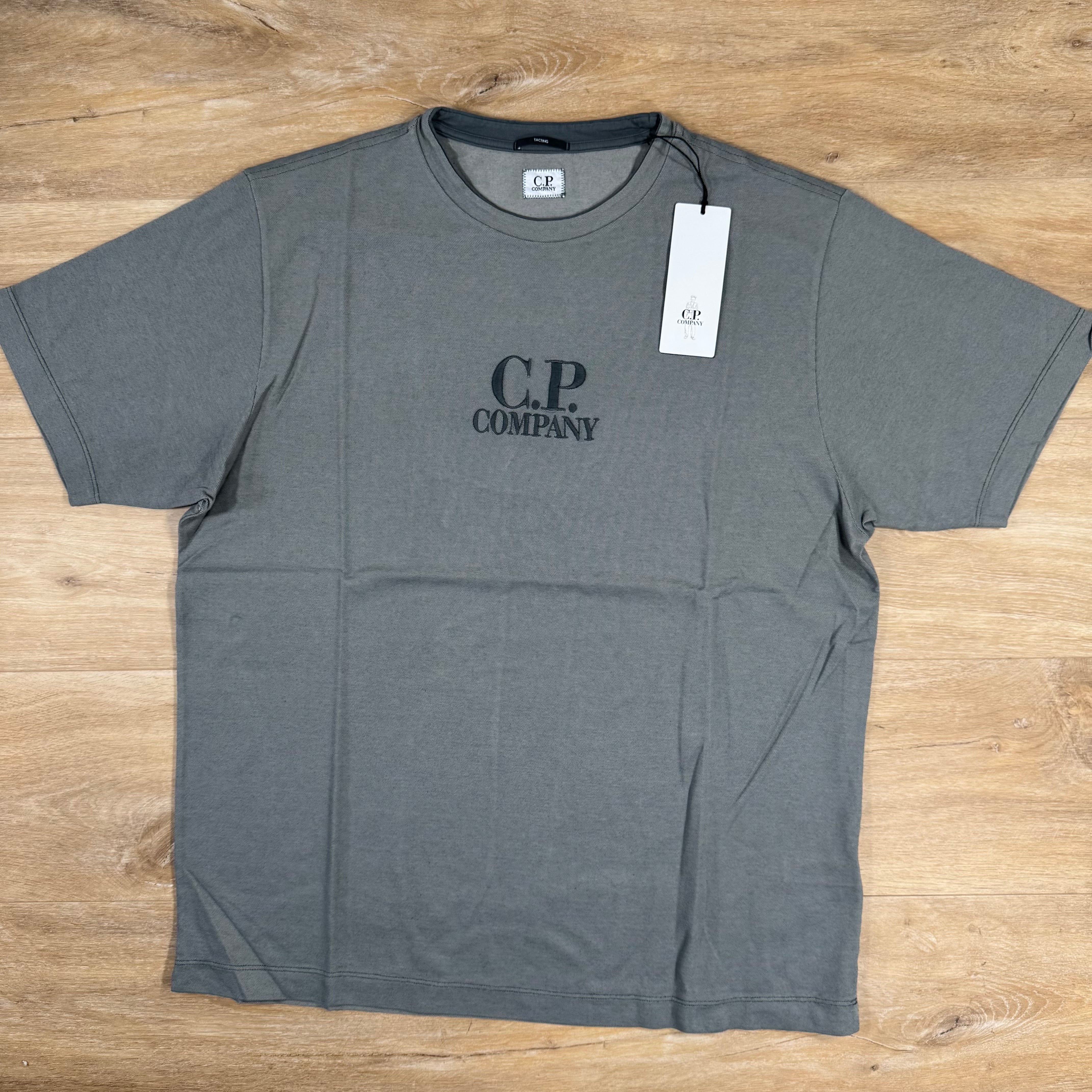 CP COMPANY｜ (Tacting Piquet Embroidery T-Shirt (18CMTS1 Tacting Piquet Embroidery T-Shirt | C.P. Company United