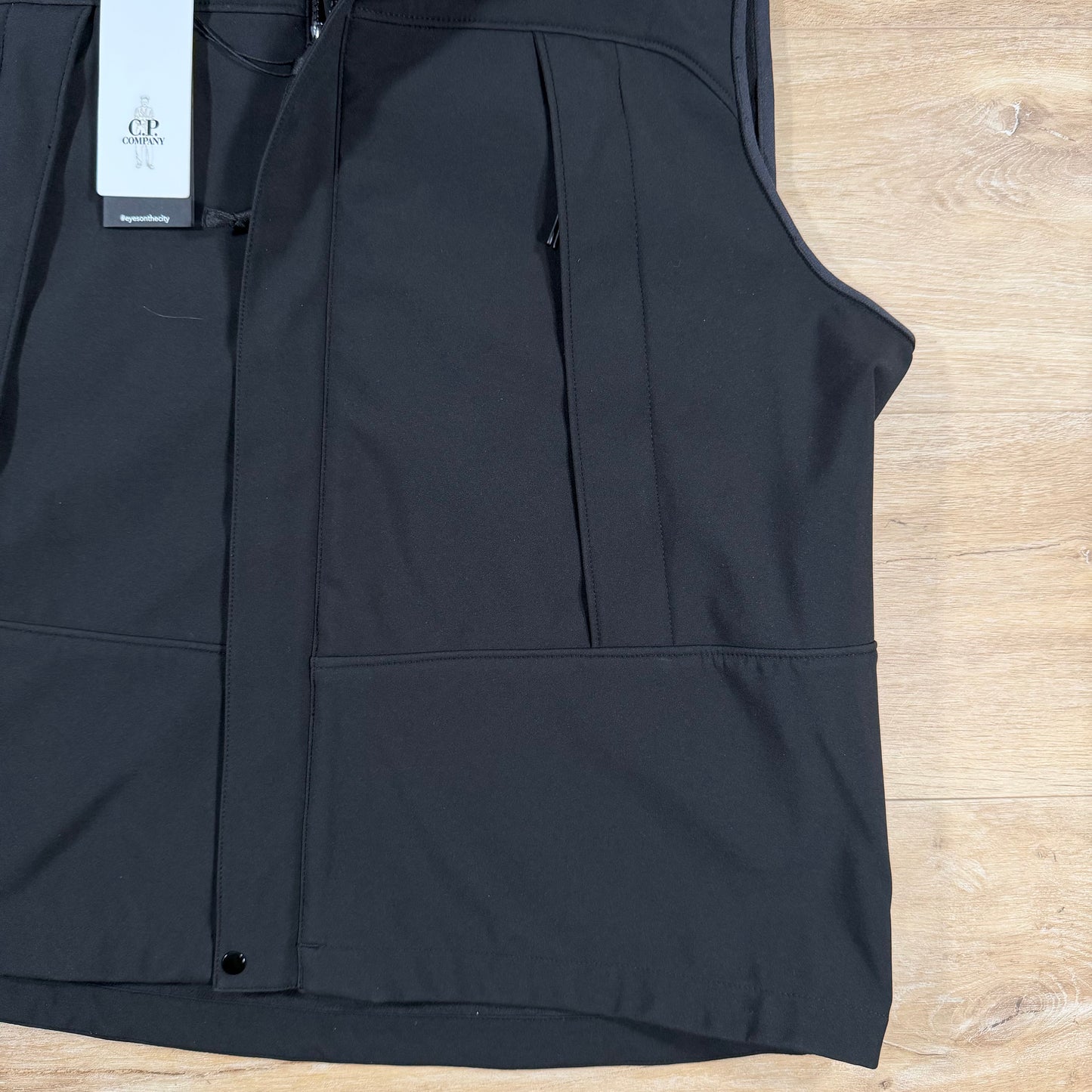 C.P. Company Shell-R Goggle Gilet in Black
