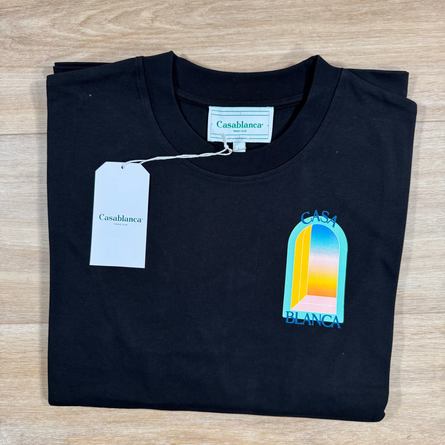 Casablanca L'Arc Colore T-Shirt in Black