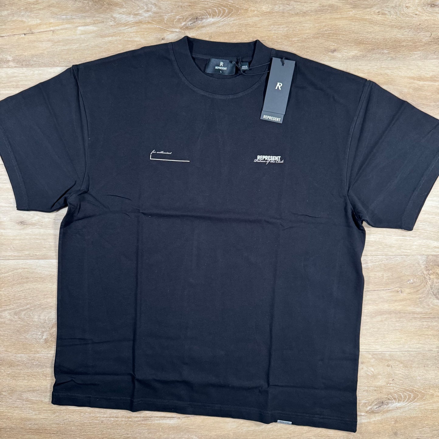 Represent Patron of the Club T-Shirt in Black
