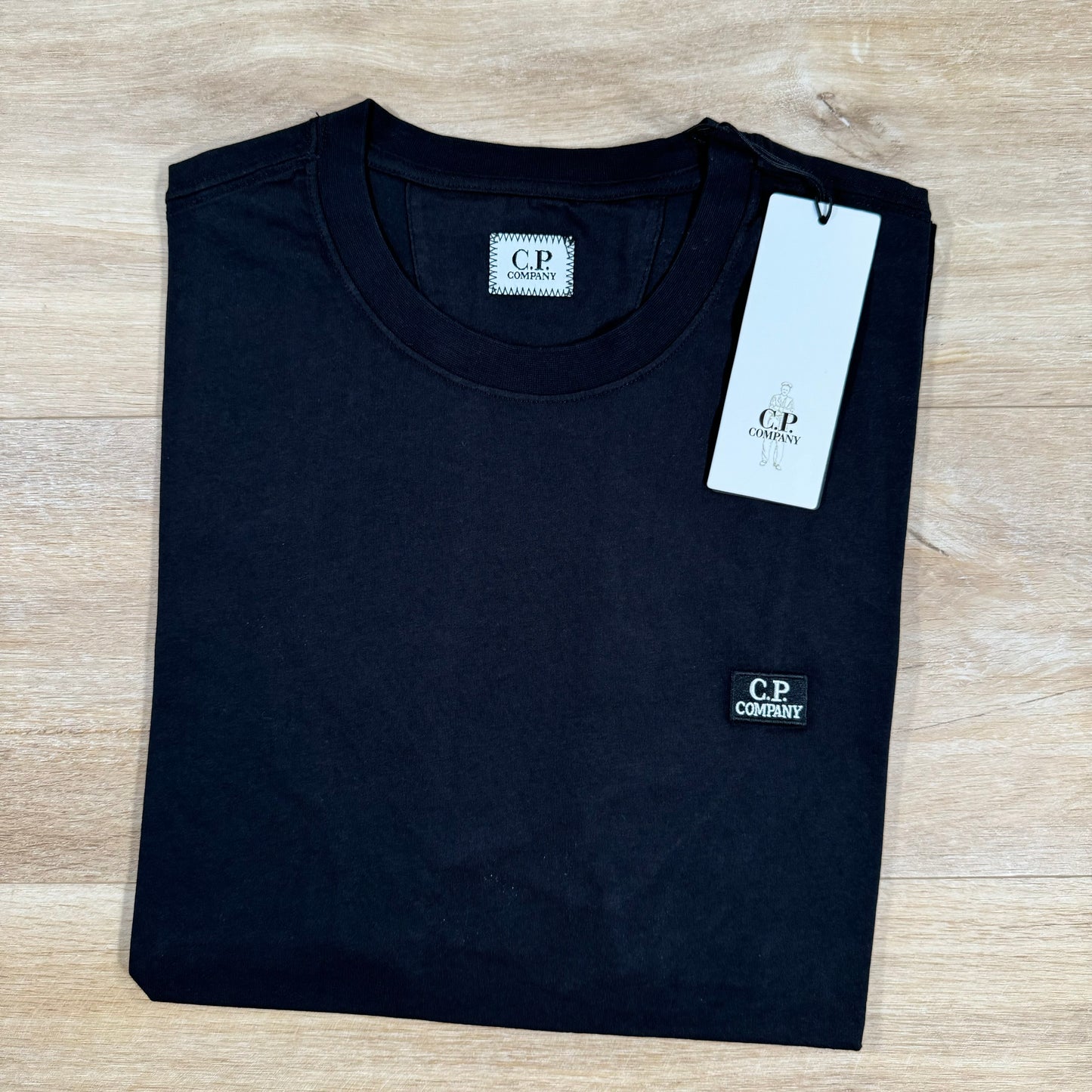 C.P. Company Logo Patch T-Shirt in Black