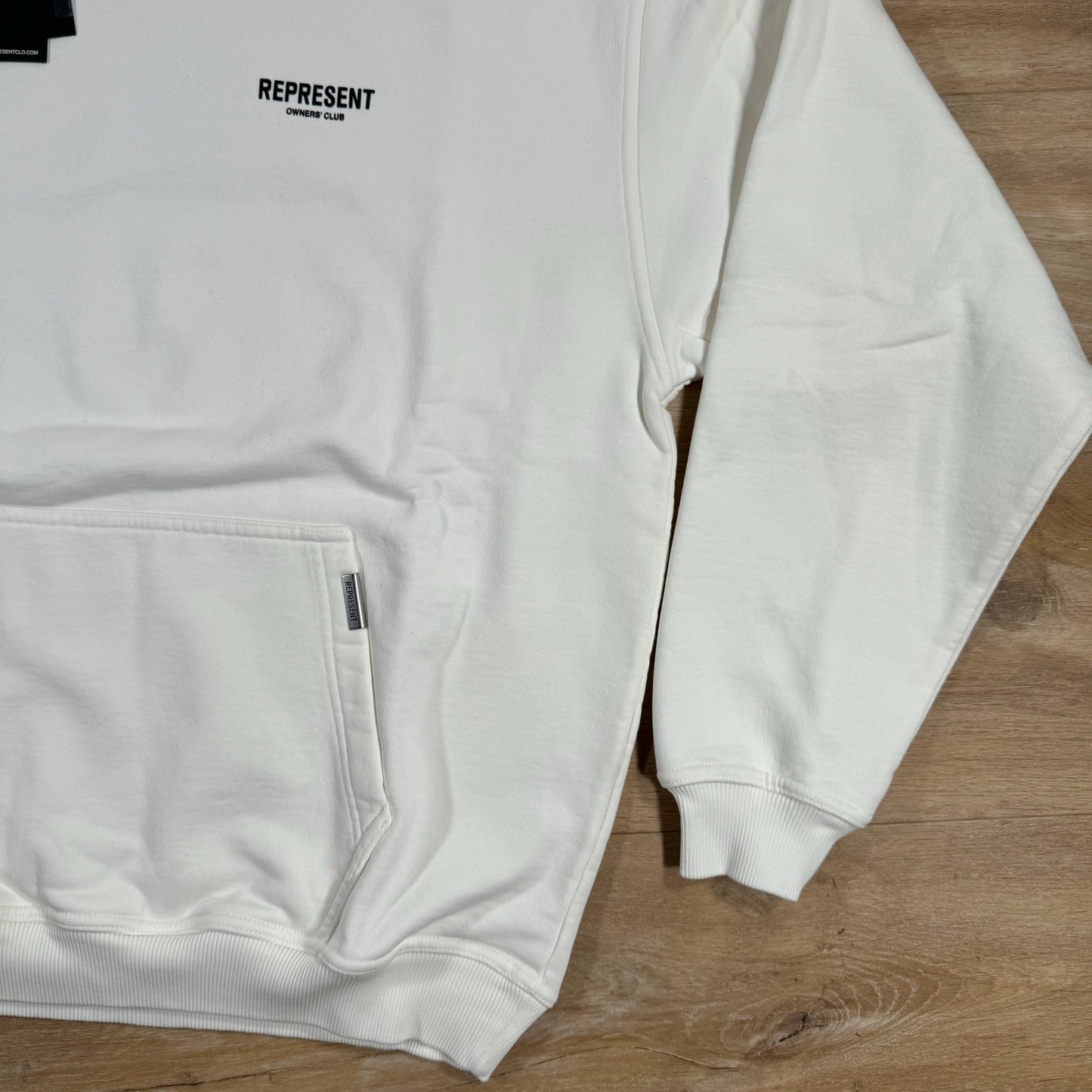 Represent Owners Club Hoodie in Flat White