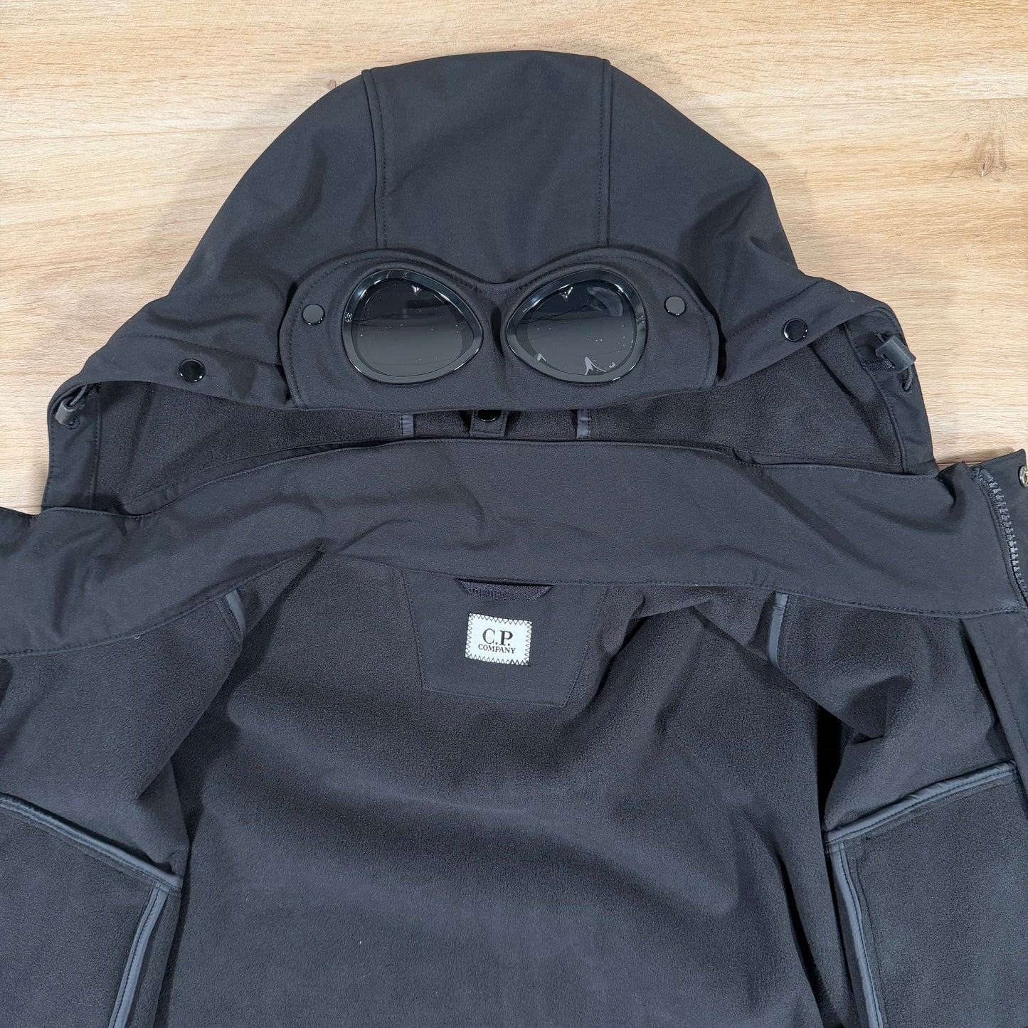 C.P. Company Shell-R Goggle Gilet in Black