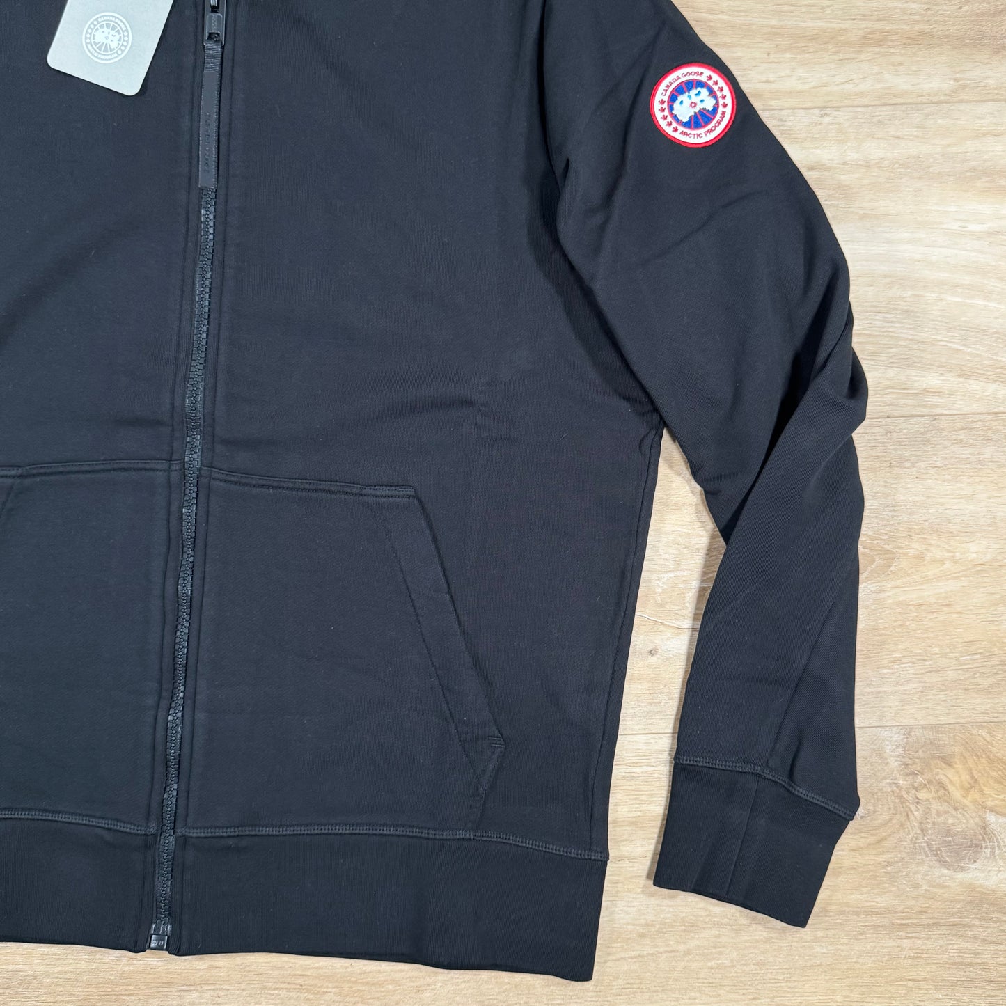 Canada Goose Full-Zip Huron Hoodie in Black