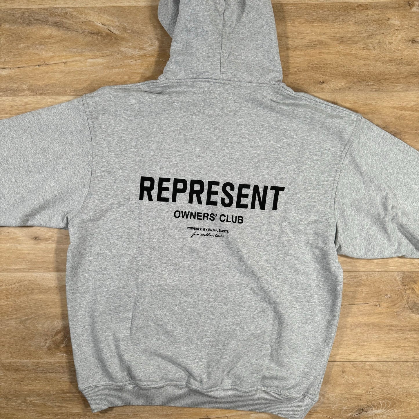 Represent Owners Club Hoodie in Ash Grey
