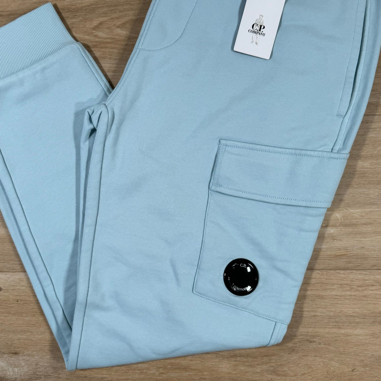 C.P. Company Diagonal Raised Sweatpants in Starlight Blue