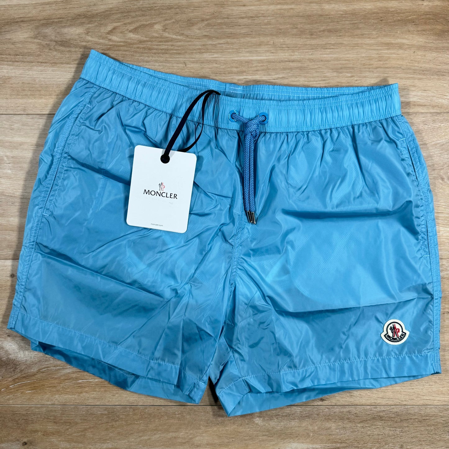 Moncler Swim Shorts in Sky Blue