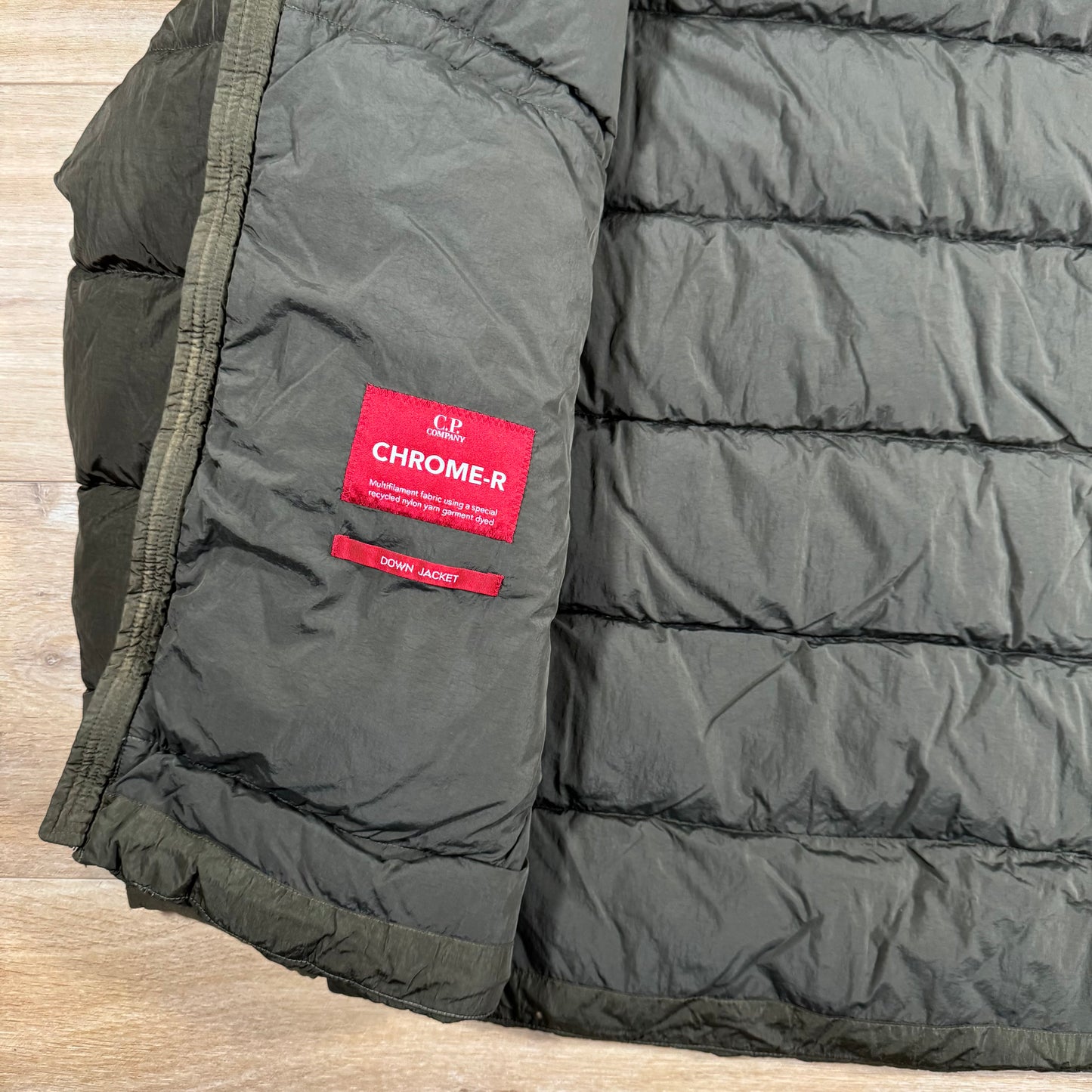C.P. Company Chrome-R Down Lens Jacket in Ivy Green