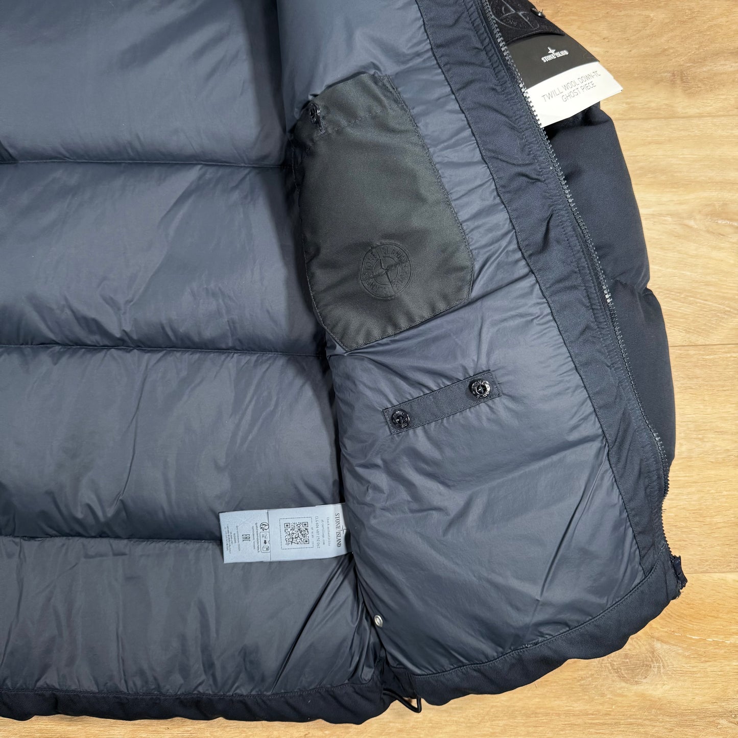 Stone Island Down-TC Ghost Jacket in Navy