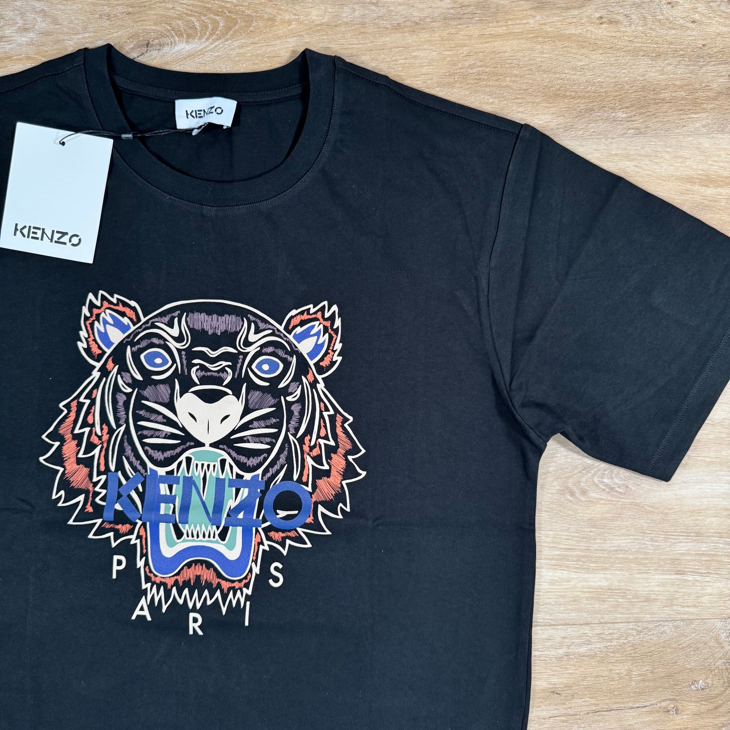 Kenzo Tiger Print T-Shirt in Black
