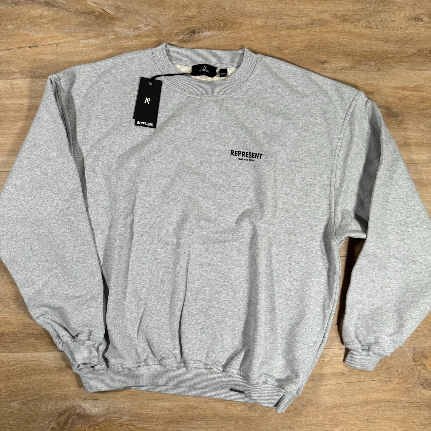 Represent Owners Club Sweatshirt in Ash Grey