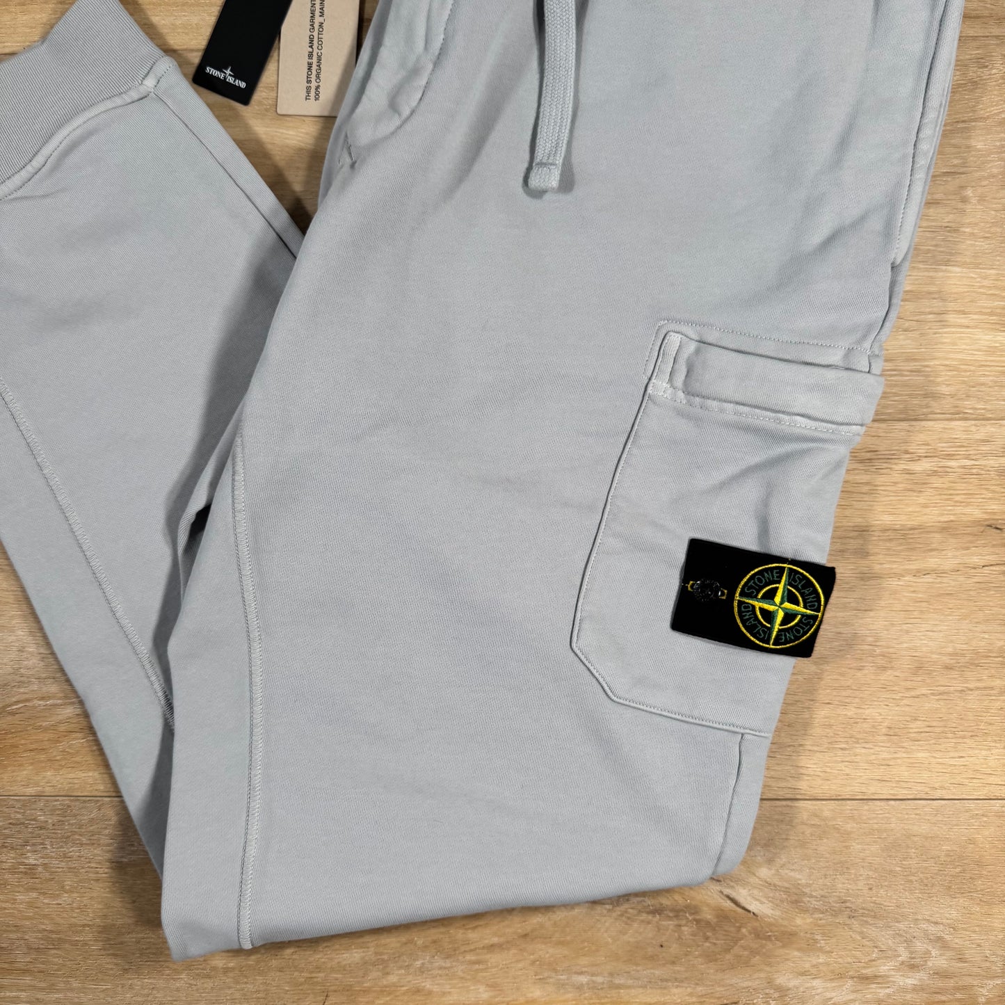 Stone Island Slim Fit Sweatpants in Pearl Grey