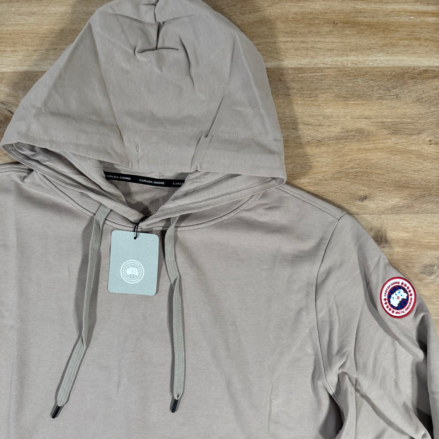 Canada Goose Huron Hoodie in Limestone