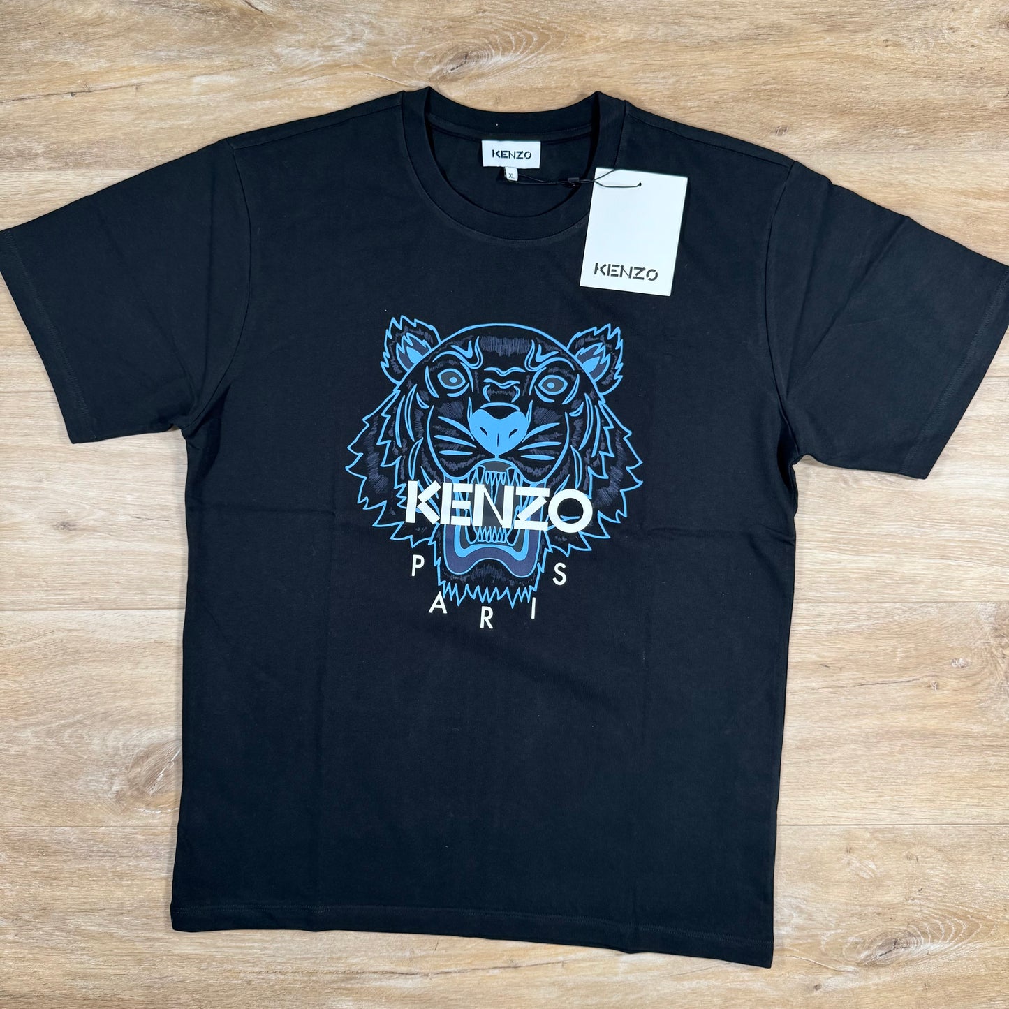 Kenzo Tiger Print T-Shirt in Black