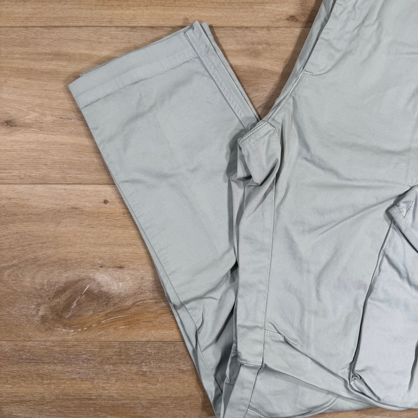 C.P. Company Stretch Sateen Utility Cargo Lens Pants in Blue Fox - Grey