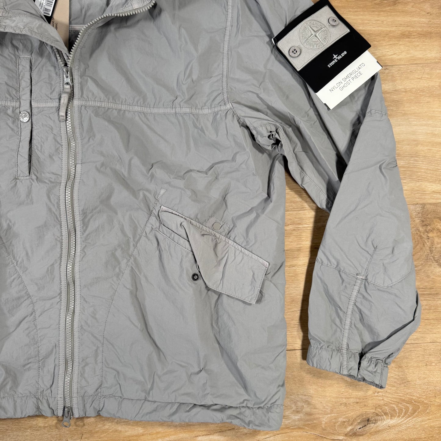 Stone Island Nylon Smerigliato Ghost Jacket in Dust Grey