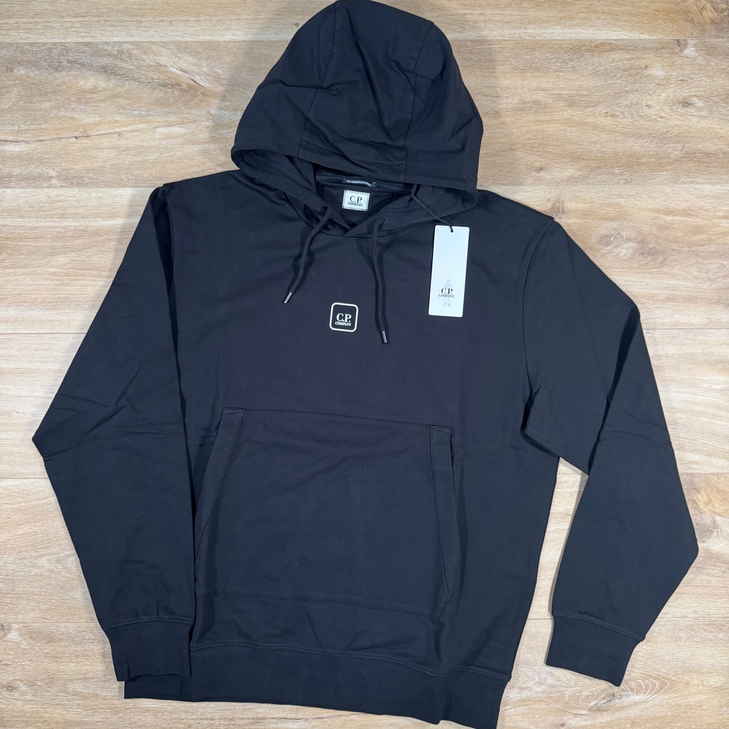 C.P. Company Metropolis Graphic Hoodie in Black