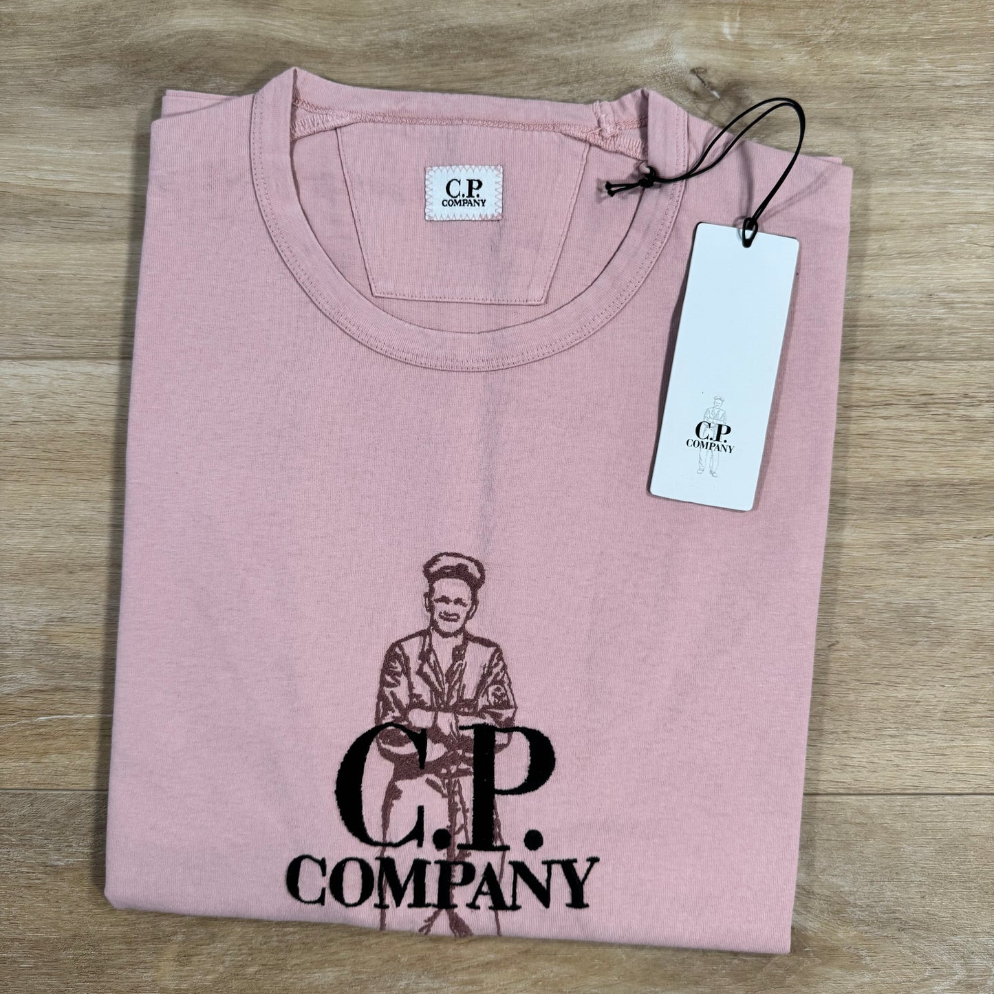 C.P. Company 1020 British Sailor T-Shirt in Misty Rose - Pink