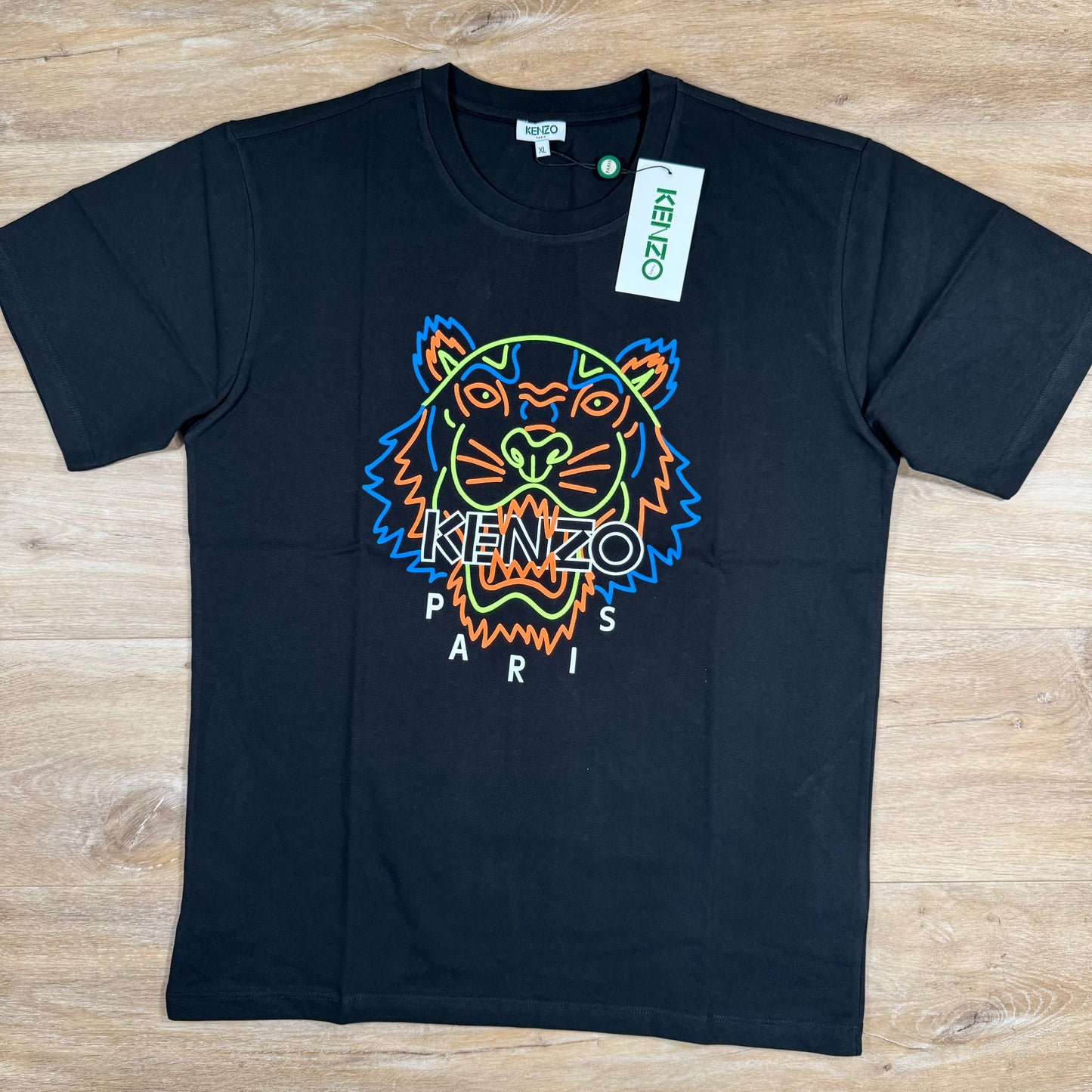 Kenzo Tiger Print T-Shirt in Black